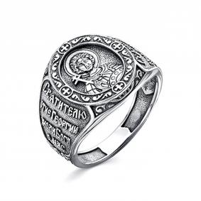 Кольцо из черненого серебра Иордань Б-КО-369 Георгий Б-КО-369 Георгий фото